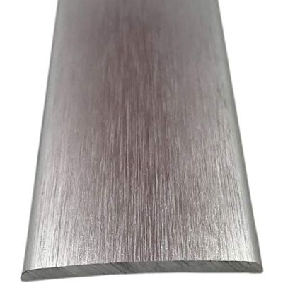 Grandismo ® Prestige Stick-Down Cover Strip 37mm Width Tile/Wood/Laminate/Lino Flooring Threshold Plate Trim Metal Floor Door Bar Brushed Silver Grandismo ® Prestige Stick-Down Cover Strip 37mm Width Tile/Wood/Laminate/Lino Flooring Threshold Plate Trim Metal Floor Door Bar Brushed Silver