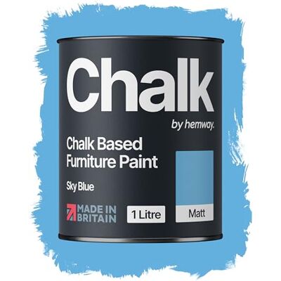 Hemway - Sky Blue - Chalk Based - Furniture Paint - Paint Hemway - Sky Blue - Chalk Based - Furniture Paint - Paint