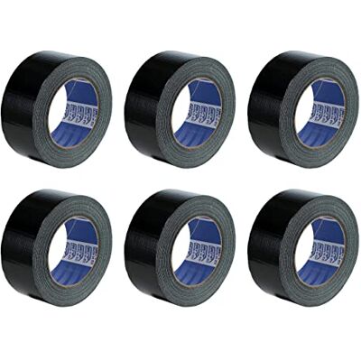 ACIT Duct Tape Cloth Tape, pack of 6, 50mm x 25 meters, waterproof, for repairs and DIY, insulation ACIT Duct Tape Cloth Tape, pack of 6, 50mm x 25 meters, waterproof, for repairs and DIY, insulation