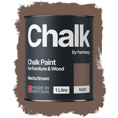 Hemway - Mocha Brown Chalk Paint - Shabby Chic - Paint Hemway - Mocha Brown Chalk Paint - Shabby Chic - Paint