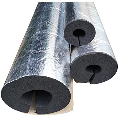 DSJGVN Outdoor Antifreeze Insulation Pipe, Pipe Insulation, Self-Adhesive Foam Insulation Pipe, Waterproof Pipe Insulation, 950mm Length/30mm Wall Thickness (Size : 20mm) DSJGVN Outdoor Antifreeze Insulation Pipe, Pipe Insulation, Self-Adhesive Foam Insulation Pipe, Waterproof Pipe Insulation, 950mm Length/30mm Wall Thickness (Size : 20mm)