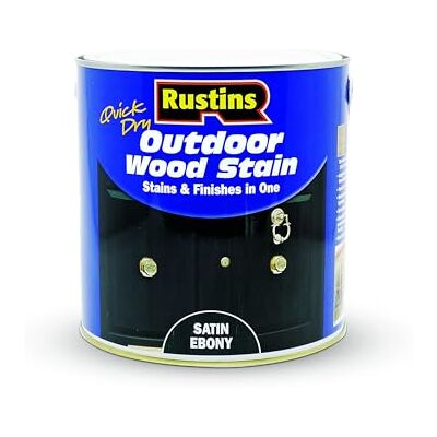 Rustins - ESEB2500 - Ebony - 2.5L - Satin Wood Stain Rustins - ESEB2500 - Ebony - 2.5L - Satin Wood Stain