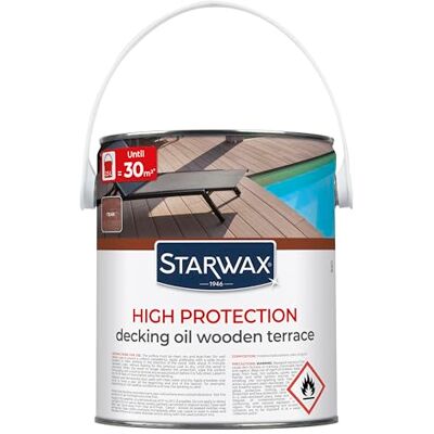 STARWAX Deck Sealer - High Protection Wood Preserver 2.5L STARWAX Deck Sealer - High Protection Wood Preserver 2.5L