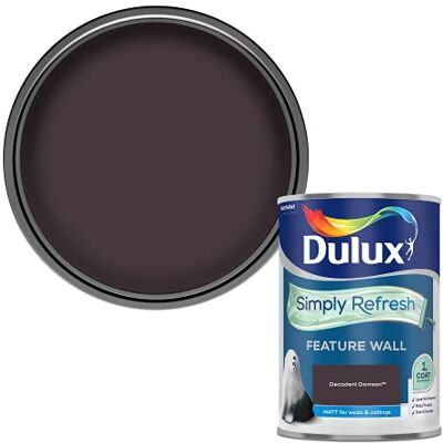 Dulux - Simply Refresh Feature Wall One Coat - Decadent Damson - Paint Dulux - Simply Refresh Feature Wall One Coat - Decadent Damson - Paint