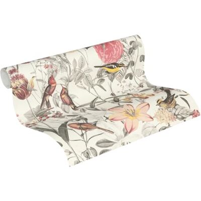 A.S. Création Floral Wallpaper Exotic Life Non-Woven Wallpaper 10.05 m x 0.53 m Red Yellow Grey Made in Germany by Livingwalls 372761 37276-1 A.S. Création Floral Wallpaper Exotic Life Non-Woven Wallpaper 10.05 m x 0.53 m Red Yellow Grey Made in Germany by Livingwalls 372761 37276-1