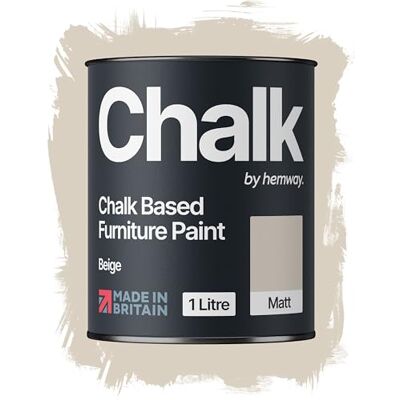Hemway - Chalk Based Furniture Paint - Beige - Paint Hemway - Chalk Based Furniture Paint - Beige - Paint