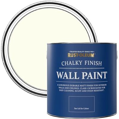 Rust-Oleum Off White Matt Emulsion Wall Paint Antique White 2.5L Rust-Oleum Off White Matt Emulsion Wall Paint Antique White 2.5L