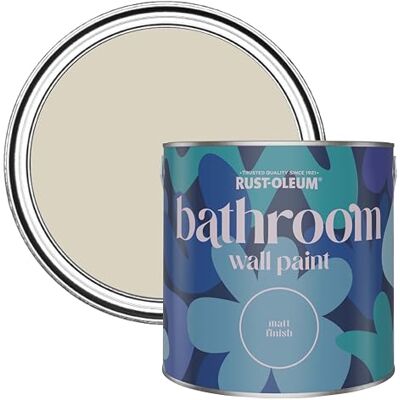 Rust-Oleum Hessian Water-Resistant Bathroom Paint - 2.5L Rust-Oleum Hessian Water-Resistant Bathroom Paint - 2.5L