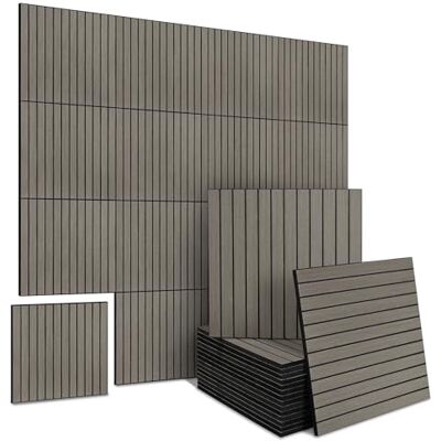 sunwings 16-Pack Peel and Stick Acoustic Wall Panels, 30cm x 30cm PET Soundproof & Noise Cancelling Acoustic Felt, Self-Adhesive 3D Sound Absorbing Slat Wall Paneling for Interior Wall Decor, Grey sunwings 16-Pack Peel and Stick Acoustic Wall Panels, 30cm x 30cm PET Soundproof & Noise Cancelling Acoustic Felt, Self-Adhesive 3D Sound Absorbing Slat Wall Paneling for Interior Wall Decor, Grey