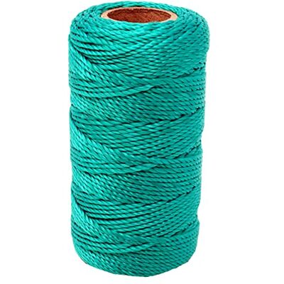 Dapetz ® Green 70M Builders Building Nylon Brick Line Measuring Masonry Rope String Line Abrasion and Alkali Resistant Suitable for Building and Groundwork, Gardening etc. Dapetz ® Green 70M Builders Building Nylon Brick Line Measuring Masonry Rope String Line Abrasion and Alkali Resistant Suitable for Building and Groundwork, Gardening etc.