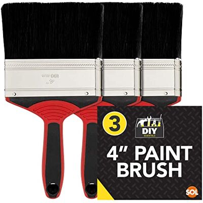 SOL - 3pk 4in - Interior - Exterior - Paint Brush SOL - 3pk 4in - Interior - Exterior - Paint Brush