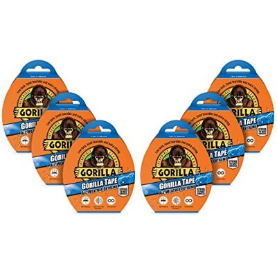 GORILLA Tape All Weather Extreme Black 48mm x 11m (Pack of 6) GORILLA Tape All Weather Extreme Black 48mm x 11m (Pack of 6)