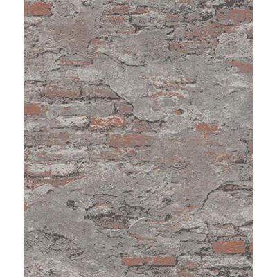 RASCH Dark Gray Textured Wall Wallpaper - Wall Paper RASCH Dark Gray Textured Wall Wallpaper - Wall Paper