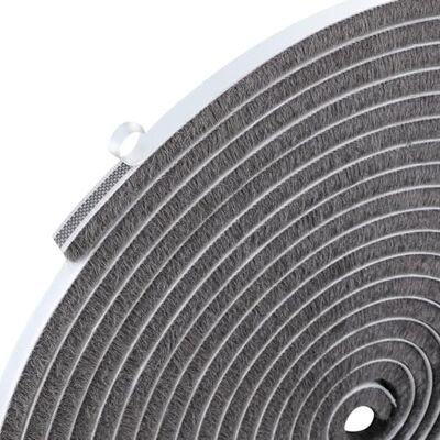COUMENO Draught Excluder for Door & Window, Self-Adhesive Brush Seal Strip COUMENO Draught Excluder for Door & Window, Self-Adhesive Brush Seal Strip