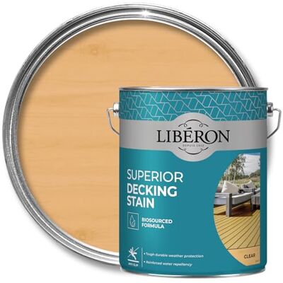 Liberon - 126129 - Clear - 5 Litre - Decking Stain Liberon - 126129 - Clear - 5 Litre - Decking Stain