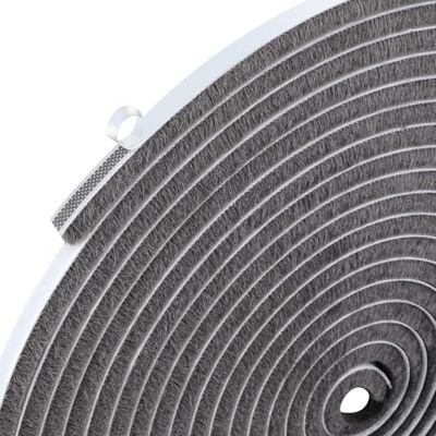 COUMENO Draught Excluder for Door & Window, Self-Adhesive Brush Seal Strip COUMENO Draught Excluder for Door & Window, Self-Adhesive Brush Seal Strip