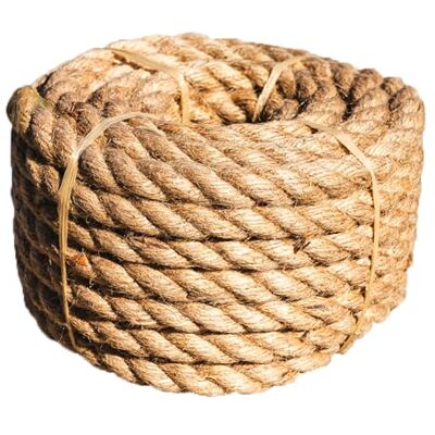 HELPMATE – Natural Hemp Rope Twisted Brown – Crafts & Packaging – Organic Fiber – 1 Ball (18 mm x 10 m) HELPMATE – Natural Hemp Rope Twisted Brown – Crafts & Packaging – Organic Fiber – 1 Ball (18 mm x 10 m)
