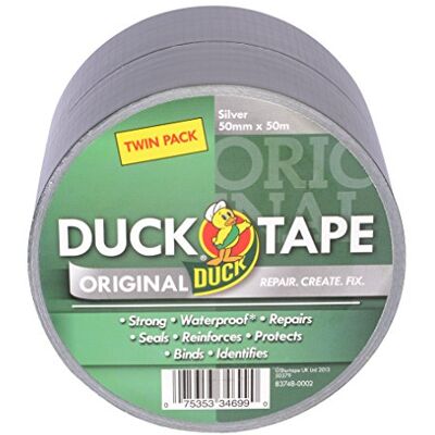 Duck Tape - 211115 Original 50mm x 50m - Silver - Tape Duck Tape - 211115 Original 50mm x 50m - Silver - Tape