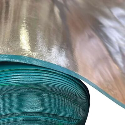 E. U. Fabrics Ltd EU Fabrics Metalized Foil Laminate Fabric Tough Foil- Backed Industrial Sheeting Material for Heat Barriers and Shielding Polyethylene Fabric for Cargo and Pipe Insulation wrap (1 Metre x 122cm) E. U. Fabrics Ltd EU Fabrics Metalized Foil Laminate Fabric Tough Foil- Backed Industrial Sheeting Material for Heat Barriers and Shielding Polyethylene Fabric for Cargo and Pipe Insulation wrap (1 Metre x 122cm)