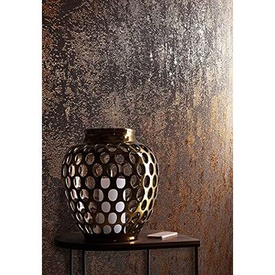Marburg Wallpaper Concrete Look Brown Industrial Glossy Bedroom Living Room or Kitchen 100% Made in Germany 10.05 x 0.53m Marburg Wallpaper Concrete Look Brown Industrial Glossy Bedroom Living Room or Kitchen 100% Made in Germany 10.05 x 0.53m