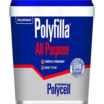 POLYCELL Trade All Purpose Filler 1KG, White POLYCELL Trade All Purpose Filler 1KG, White