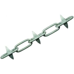 Centurion RENMC145L 5m Spike Steel Chain Galvanised Alternate Link 6mm, Silver Centurion RENMC145L 5m Spike Steel Chain Galvanised Alternate Link 6mm, Silver