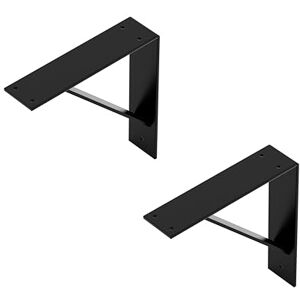 Alberts 869632 Sam Shelf Brackets, Black Alberts 869632 Sam Shelf Brackets, Black