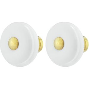 cyclingcolors 2X Drawer Knobs Porcelain Ceramic 32 mm Insert Laiton Poli Meuble Vintage Antique Style Porte Poignée Commode Armoire Maison avec vis cyclingcolors 2X Drawer Knobs Porcelain Ceramic 32 mm Insert Laiton Poli Meuble Vintage Antique Style Porte Poignée Commode Armoire Maison avec vis