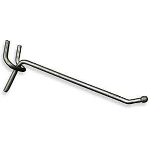 Azar Displays Azar 700884 All Wire Galvanized 4-Inch Metal Hook, 50 Count Azar Displays Azar 700884 All Wire Galvanized 4-Inch Metal Hook, 50 Count