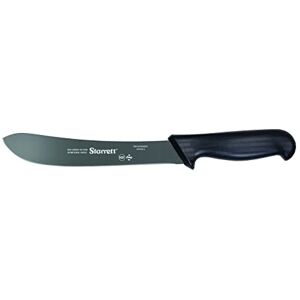 Starrett Professional Stainless Steel Chefs Steak Knives Narrow Curved Profile - 8-inch (200mm) - Black Handle Starrett Professional Stainless Steel Chefs Steak Knives Narrow Curved Profile - 8-inch (200mm) - Black Handle
