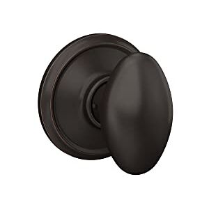 Schlage Sienna Passage Door Knob - Interior, Aged Bronze Schlage Sienna Passage Door Knob - Interior, Aged Bronze