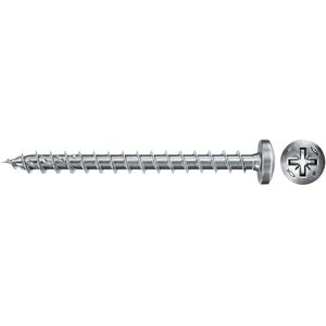 fischer 200 x Chipboard Screws Power-Fast II 4.0 x 50 Pan Head with Phillips Fully Threaded Galvanised Blue Passivated (Item No. 670248) fischer 200 x Chipboard Screws Power-Fast II 4.0 x 50 Pan Head with Phillips Fully Threaded Galvanised Blue Passivated (Item No. 670248)