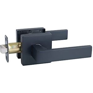 Design House 582395 Karsen Contemporary Passage Hall and Closet Door Lever, Matte Black Design House 582395 Karsen Contemporary Passage Hall and Closet Door Lever, Matte Black