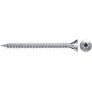 fischer Chipboard Screw 3.5 x 30 Countersunk Head Blue-Galvanised Full Thread Inner Star TX fischer Chipboard Screw 3.5 x 30 Countersunk Head Blue-Galvanised Full Thread Inner Star TX