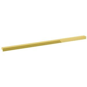 Elita Handle Quadra Golden High Gloss 40 cm Bathroom Furniture Cabinets Open Living Room Handle Kitchen Handle Bedroom Furniture Handle Cabinet Knob Dresser Handle Modern Elegant Elita Handle Quadra Golden High Gloss 40 cm Bathroom Furniture Cabinets Open Living Room Handle Kitchen Handle Bedroom Furniture Handle Cabinet Knob Dresser Handle Modern Elegant