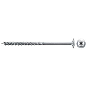 fischer PowerFast FPF II WTP 6,0x280 zinc coated frame screw, partial thread, disc head with Torx footprint/Box of 100 fischer PowerFast FPF II WTP 6,0x280 zinc coated frame screw, partial thread, disc head with Torx footprint/Box of 100