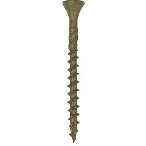 TIMCO C2 Deck-Fix Premium Countersunk Green Decking Screws - 4.5 x 75 TIMCO C2 Deck-Fix Premium Countersunk Green Decking Screws - 4.5 x 75