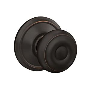 Schlage Aged Bronze Passage Door Knob - Door Type Schlage Aged Bronze Passage Door Knob - Door Type