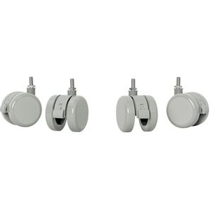 Leitz Ergo Electric Sit Standing Desk Castor Wheels – Heavy Duty M8 Thread Swivel Castors, Set of 4 with Brakes, Castor Rollers for Desk, Computer Desk Wheels Only for Electric Desk Leitz Ergo Electric Sit Standing Desk Castor Wheels – Heavy Duty M8 Thread Swivel Castors, Set of 4 with Brakes, Castor Rollers for Desk, Computer Desk Wheels Only for Electric Desk