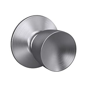 Schlage F10 V BEL 626 Satin Chrome Passage Door Knob - Door Type Schlage F10 V BEL 626 Satin Chrome Passage Door Knob - Door Type