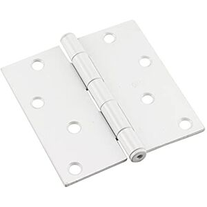 RICHELIEU Hardware 822WB Box of 2-11 inches Mortise Butt Hinges White Finish Door Hinges RICHELIEU Hardware 822WB Box of 2-11 inches Mortise Butt Hinges White Finish Door Hinges