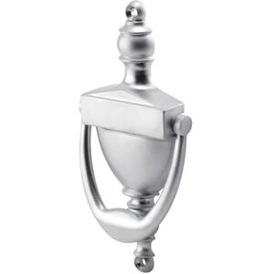 PRiME U 10366 Deluxe Door Knocker, 5-13/16 inch Hole Center Spacing, Diecast Construction, Satin Nickel Plated Finish, (Single Pack) PRiME U 10366 Deluxe Door Knocker, 5-13/16 inch Hole Center Spacing, Diecast Construction, Satin Nickel Plated Finish, (Single Pack)