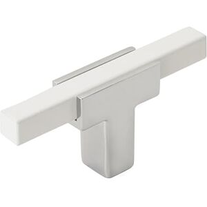 Amerock BP6726WHT Kitchen Cabinet Door or Drawer Knob Polished Chrome/White 2-3/4 inch (70 mm) Amerock BP6726WHT Kitchen Cabinet Door or Drawer Knob Polished Chrome/White 2-3/4 inch (70 mm)