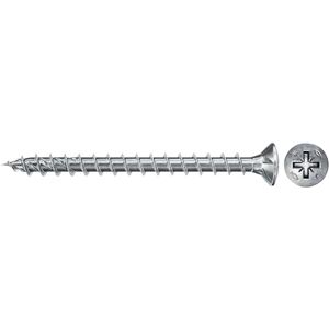 fischer PowerFast II RZF 4.0 x 45 Chipboard Screw (500 Pieces) Fully Threaded, Phillips Countersunk Head, Screw for Woodworking, Reduces Screwing Resistance & Screwing Time fischer PowerFast II RZF 4.0 x 45 Chipboard Screw (500 Pieces) Fully Threaded, Phillips Countersunk Head, Screw for Woodworking, Reduces Screwing Resistance & Screwing Time