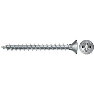 fischer PowerFast II CZF 3.0 x 16 Chipboard Screw (1000 Pieces) Fully Threaded, Countersunk Screw with Phillips Head, Screw for Woodworking, Reduces Screwing Resistance & Screwing Time fischer PowerFast II CZF 3.0 x 16 Chipboard Screw (1000 Pieces) Fully Threaded, Countersunk Screw with Phillips Head, Screw for Woodworking, Reduces Screwing Resistance & Screwing Time