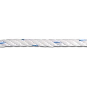 Chapuis FB6 Twisted Polypropylene Rope Reel 612 kg Diameter 6 mm x 300 m White/Blue Chapuis FB6 Twisted Polypropylene Rope Reel 612 kg Diameter 6 mm x 300 m White/Blue