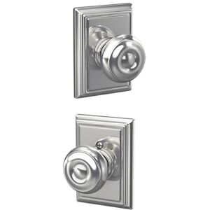 SCHLAGE F10GEO625ADD Addison Collection Georgian Passage Knob, Bright Chrome SCHLAGE F10GEO625ADD Addison Collection Georgian Passage Knob, Bright Chrome