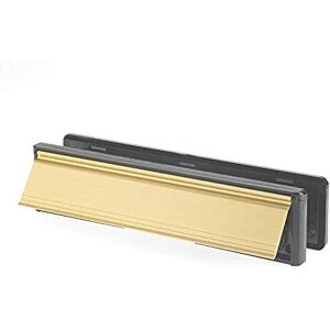 Yale YLP44-06/34-B Letterplate/Letterbox, Gold, 300 mm, Fits 38-78 mm doors Yale YLP44-06/34-B Letterplate/Letterbox, Gold, 300 mm, Fits 38-78 mm doors