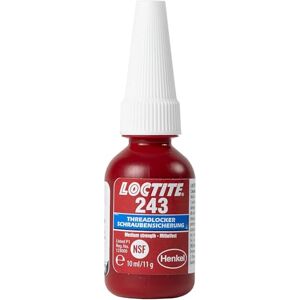 Loctite 243 Threadlocker, Universal adhesive for Securing Screws, Medium-Strength thread lock for Metal Threads, Liquid Glue for Use on Pumps, Gearboxes and More, 1x10ml Loctite 243 Threadlocker, Universal adhesive for Securing Screws, Medium-Strength thread lock for Metal Threads, Liquid Glue for Use on Pumps, Gearboxes and More, 1x10ml