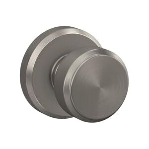 SCHLAGE F170 BWE 619 GSN Greyson Collection Bowery Dummy Trim Knob, Satin Nickel SCHLAGE F170 BWE 619 GSN Greyson Collection Bowery Dummy Trim Knob, Satin Nickel